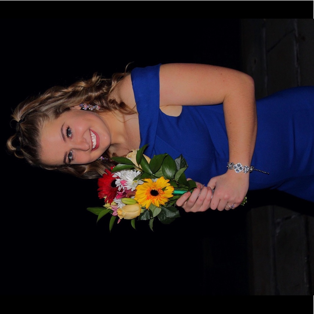 Blue Sherri Hill Jumpsuit